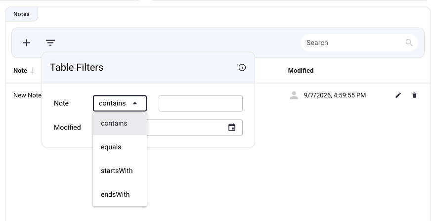 Filter Modes